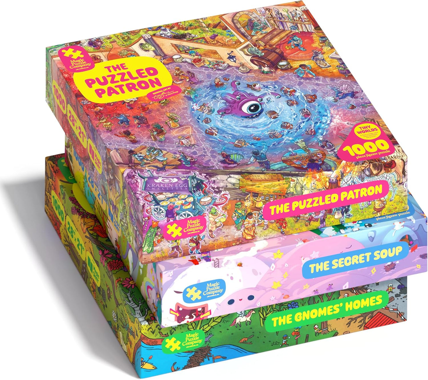 Magic Puzzles Paquete de 3 \u2022 Serie Tres \u2022 La sopa secreta...