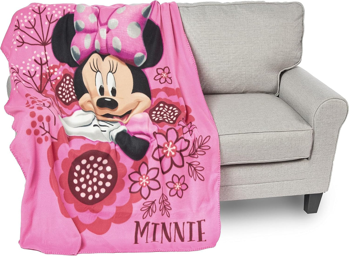 Northwest Manta de forro polar de Minnie Mouse, 45" x 60",...