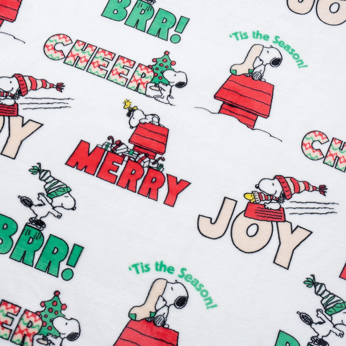 Berkshire Blanket Peanuts VelvetLoft - Manta de felpa de Snoopy con...