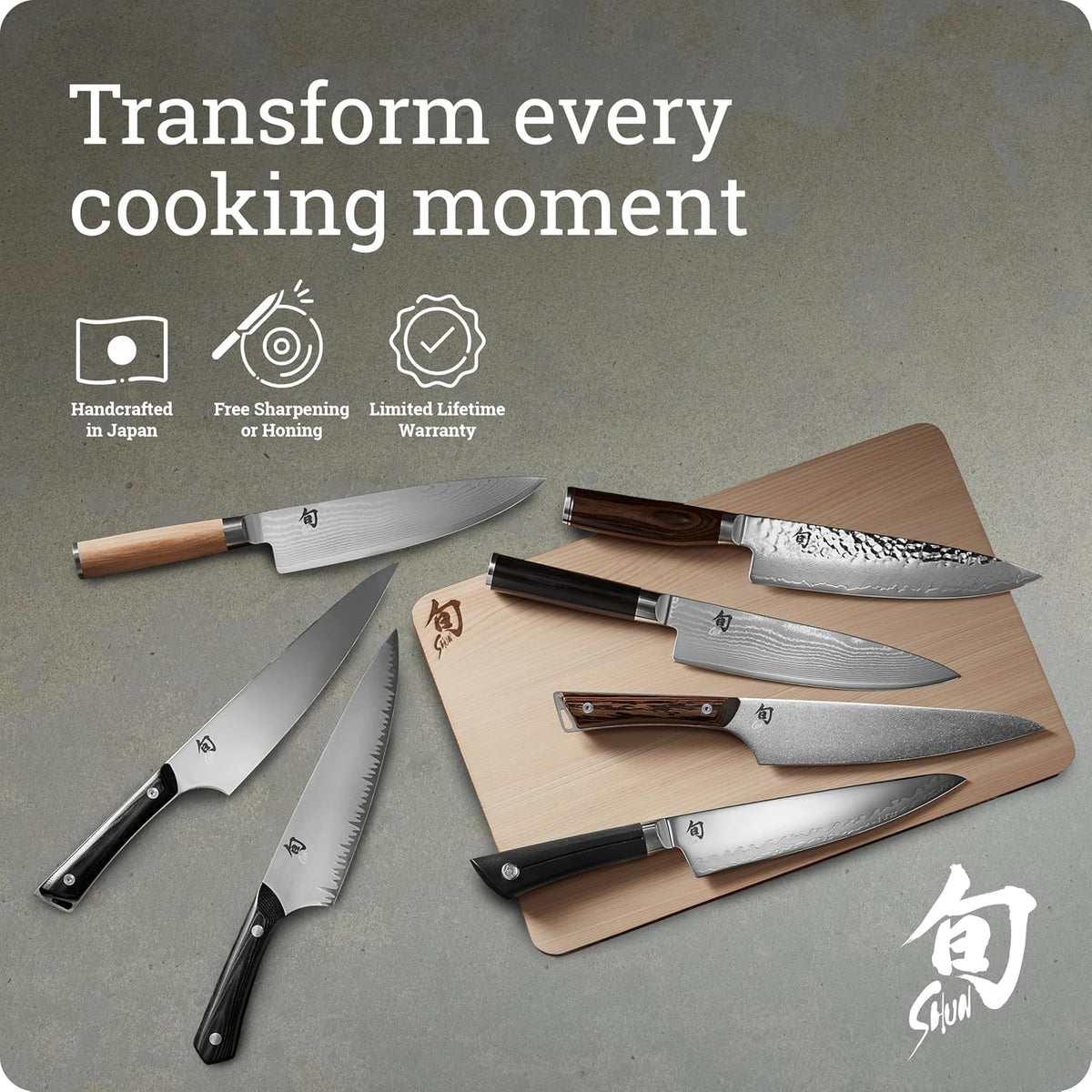 Shun Premier - Cuchillo de chef de 8 pulgadas, cuchillo de cocina j...