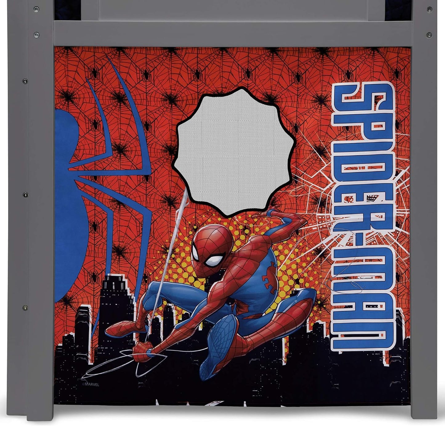 Delta Children Spider-Man - Juego de cortinas para cama baja indivi...