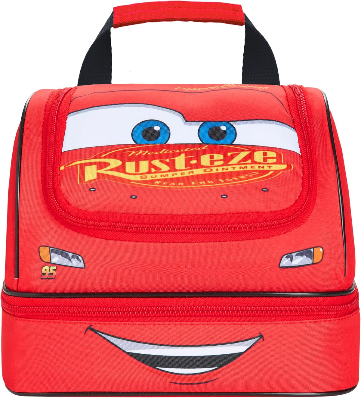 Get Trend Disney Cars Lightning McQueen Lonchera Aislada con Dos Co...