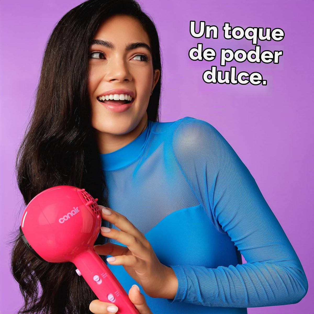 Conair Secador de pelo Cake Pop con accesorios difusores y concentr...