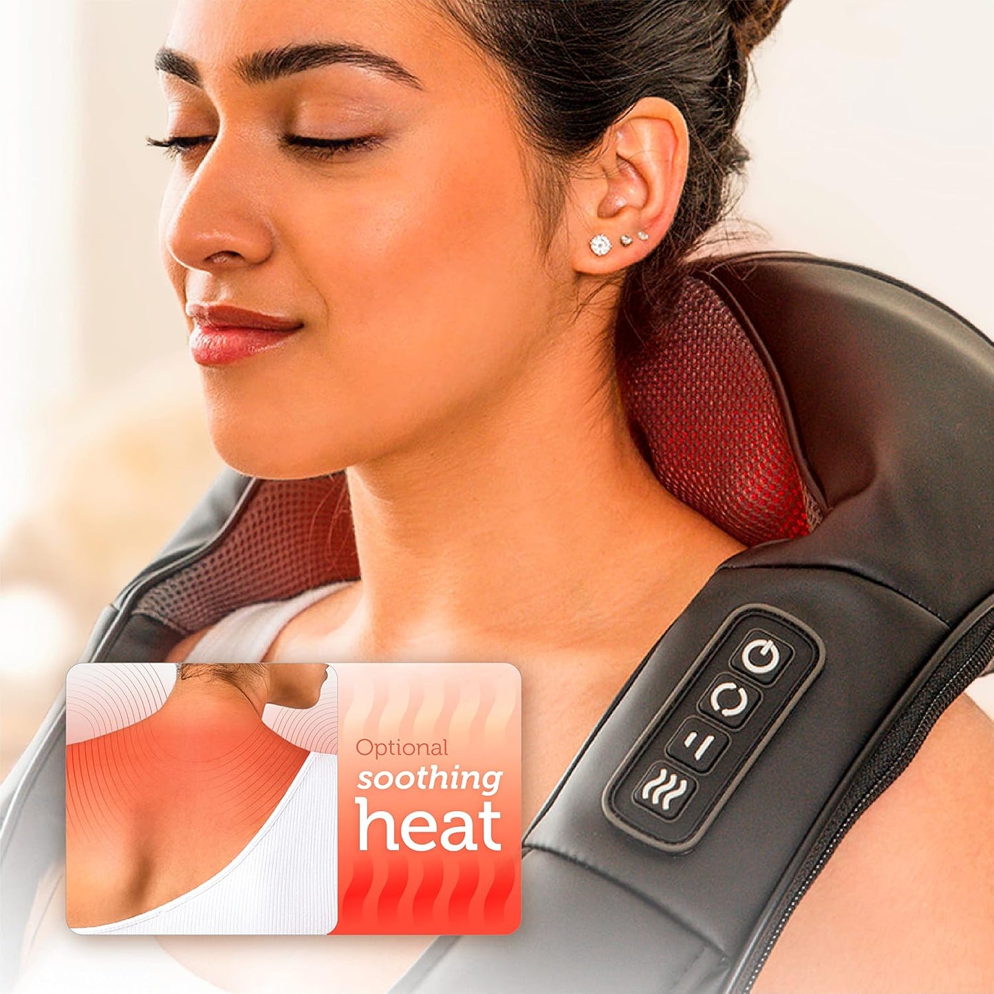 COMFIER Shiatsu - Masajeador de cuello y hombros, regalos de Navida...
