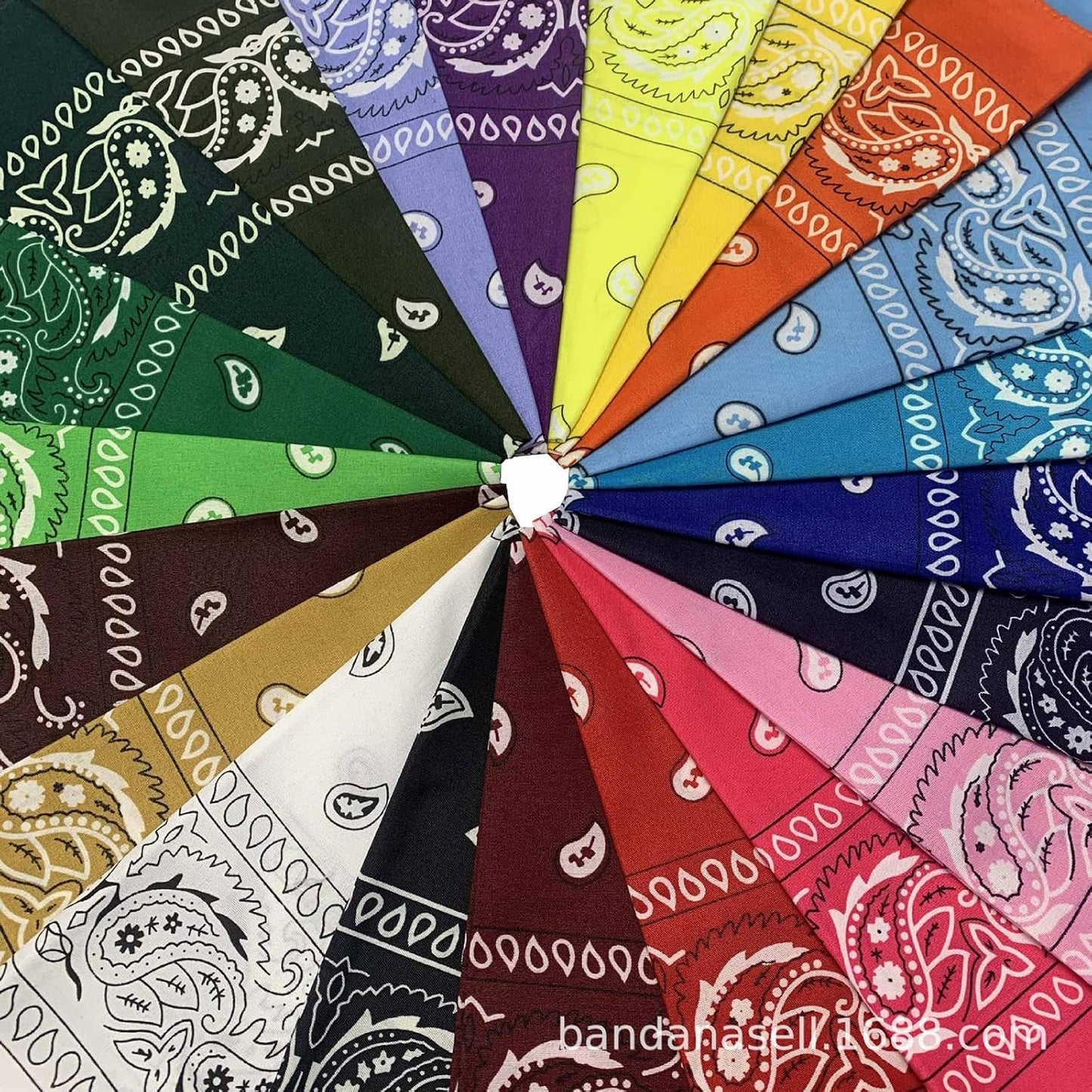 Tergy 30 bandanas unisex de cachemira a granel multiusos para la ca...