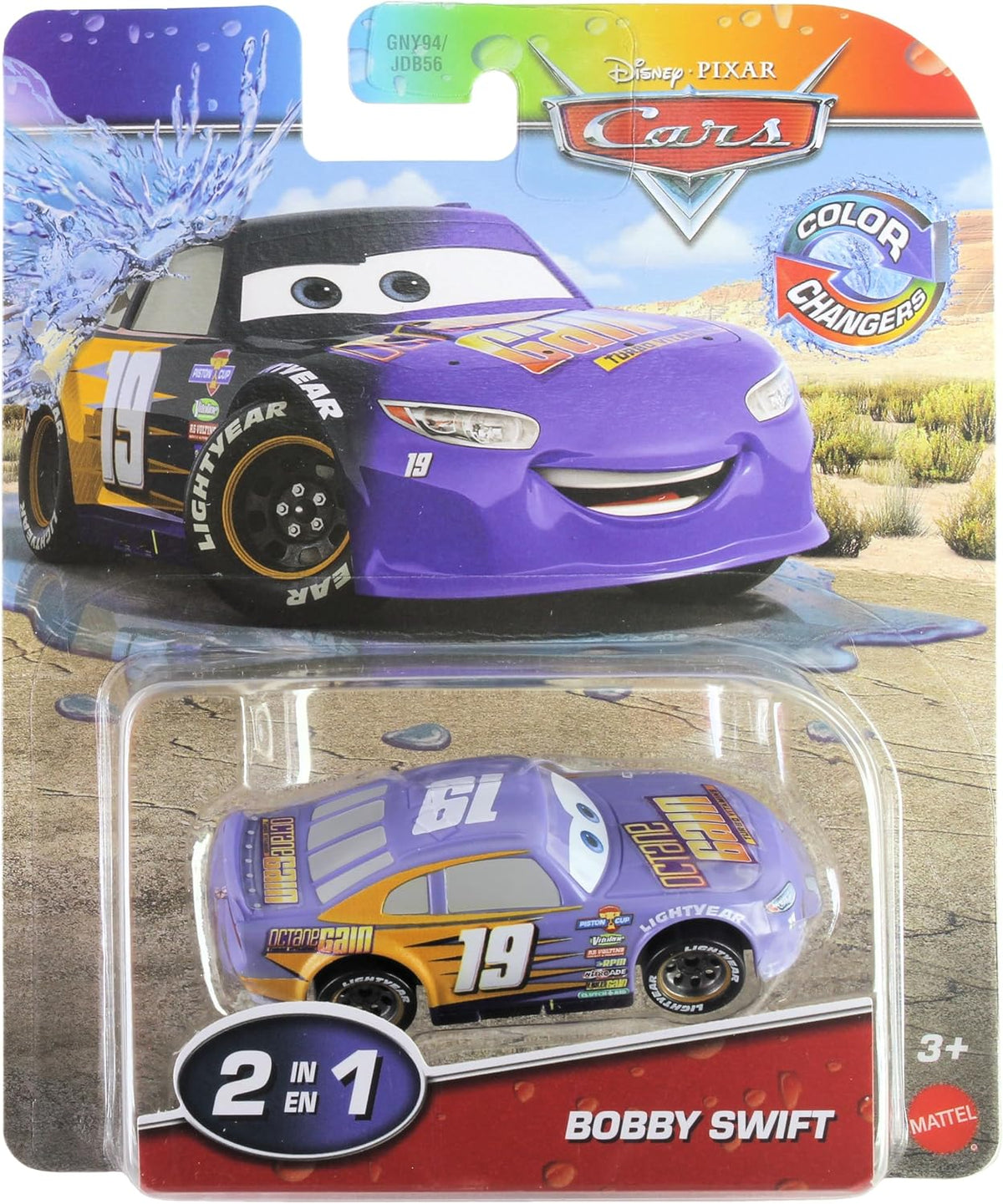 Disney Cars 2026 Cambiadores de color Piston Cup Racer Octane Gain...