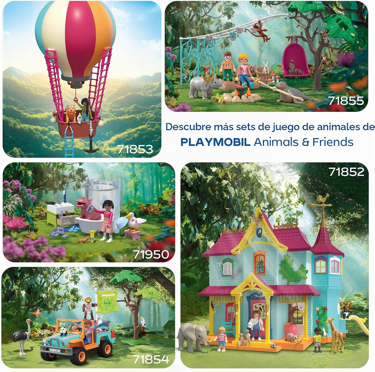Playmobil Zoológico: Zookeeper con vehículo