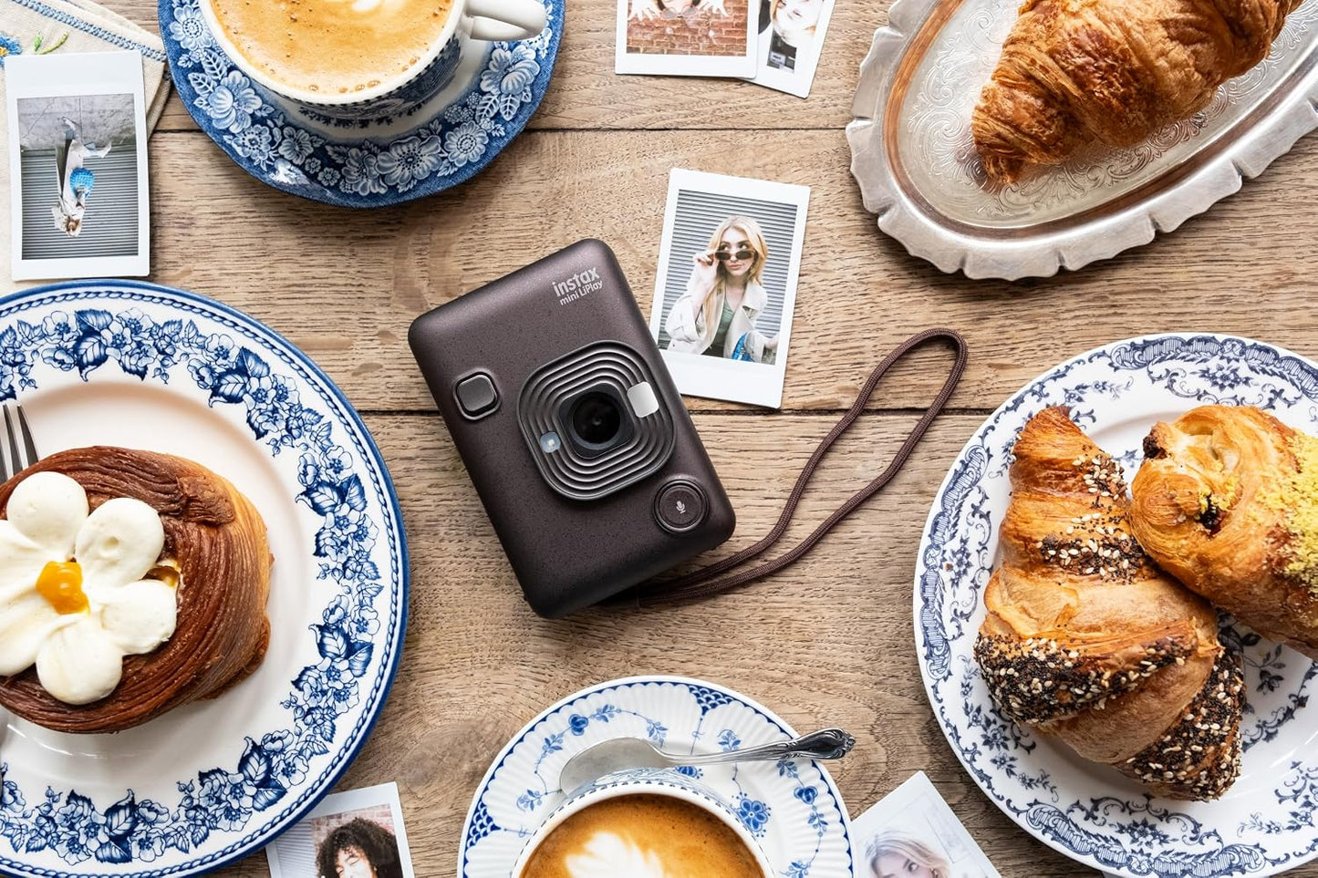 Cámara instantánea Fujifilm INSTAX Mini LIPLAY Híbrida - Bronce Pro...