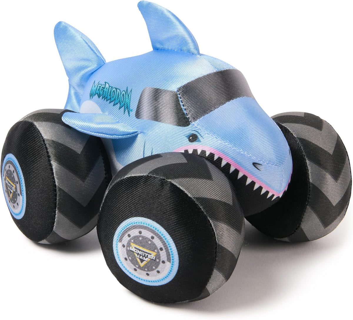Monster Jam Camión de peluche Megalodon de 7 pulgadas con luces y s...