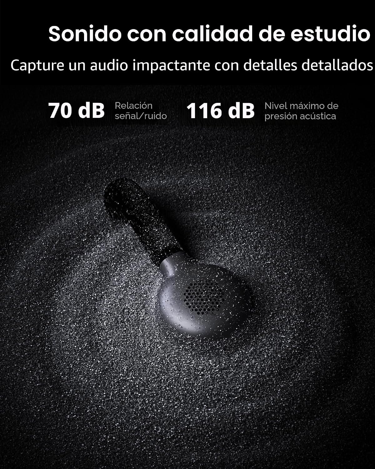 Hollyland Lark M2S - Micrófono inalámbrico con enchufe USB-C para i...