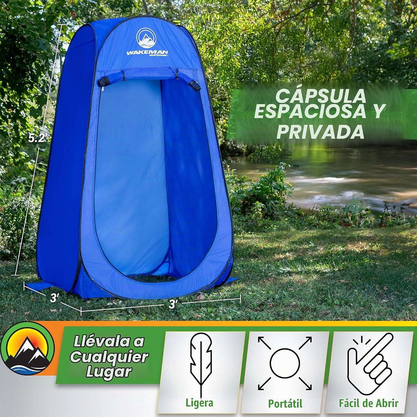 Wakeman Mini tienda de campaña desplegable para niños, playa y camp...