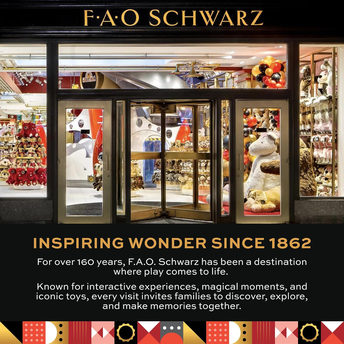 FAO Schwarz Eye &amp; Lip - Juego compacto de 12 piezas, kit de maq...