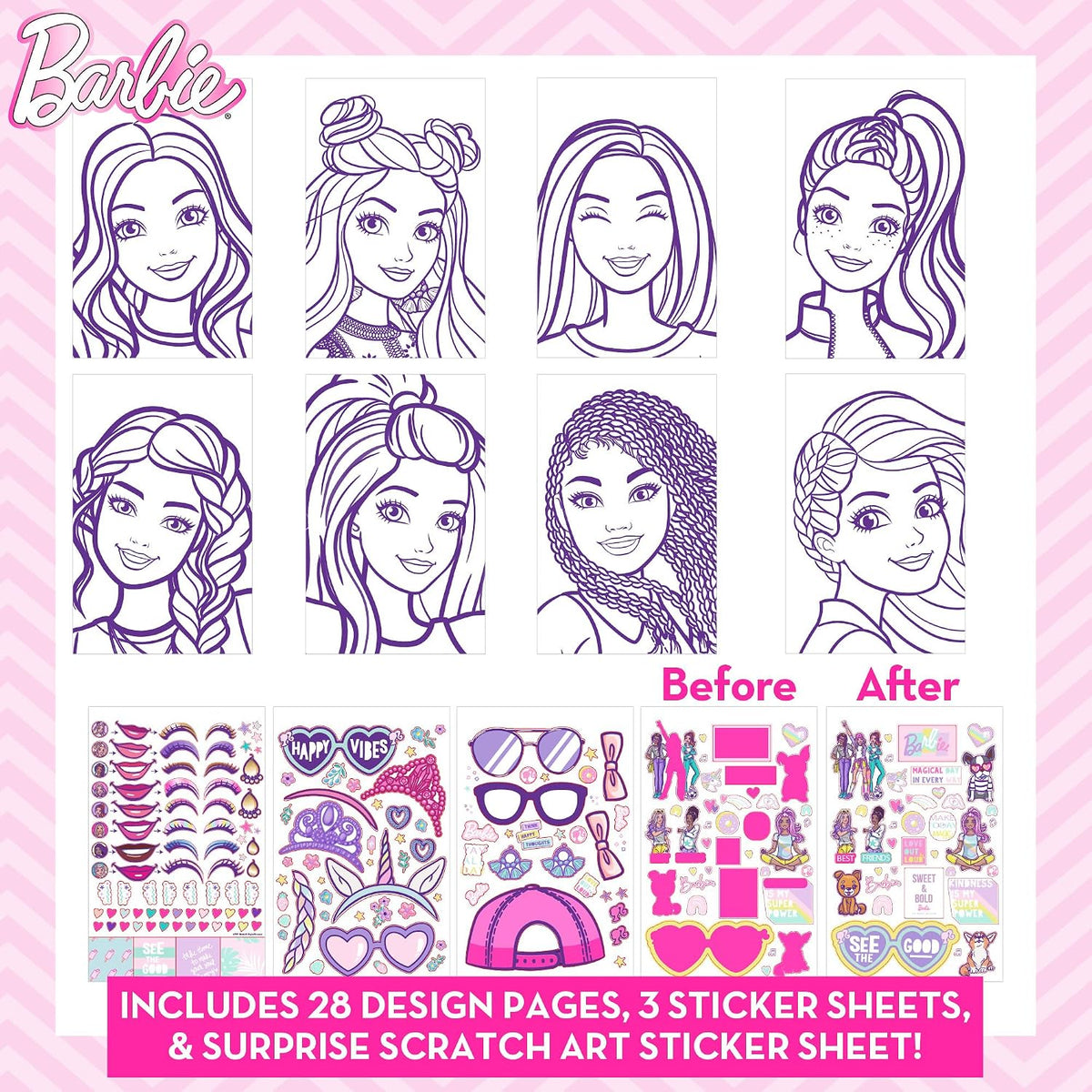 Horizon Group USA Kit de revista para artista de maquillaje, Barbie...