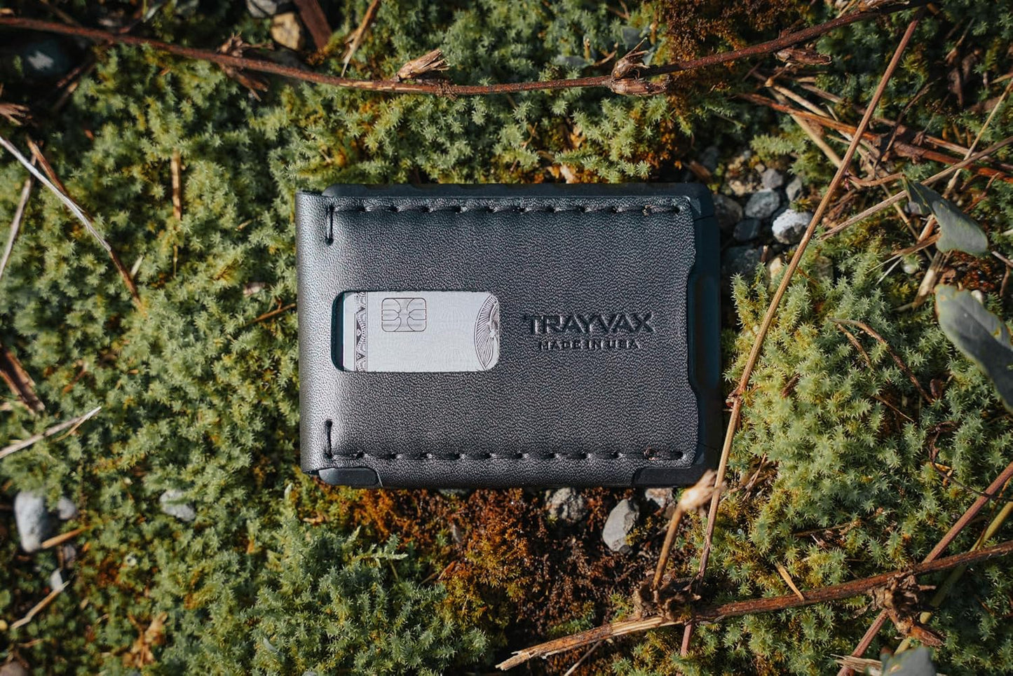 Trayvax Venture Billfold Wallet, bolsillo frontal para dinero y tar...