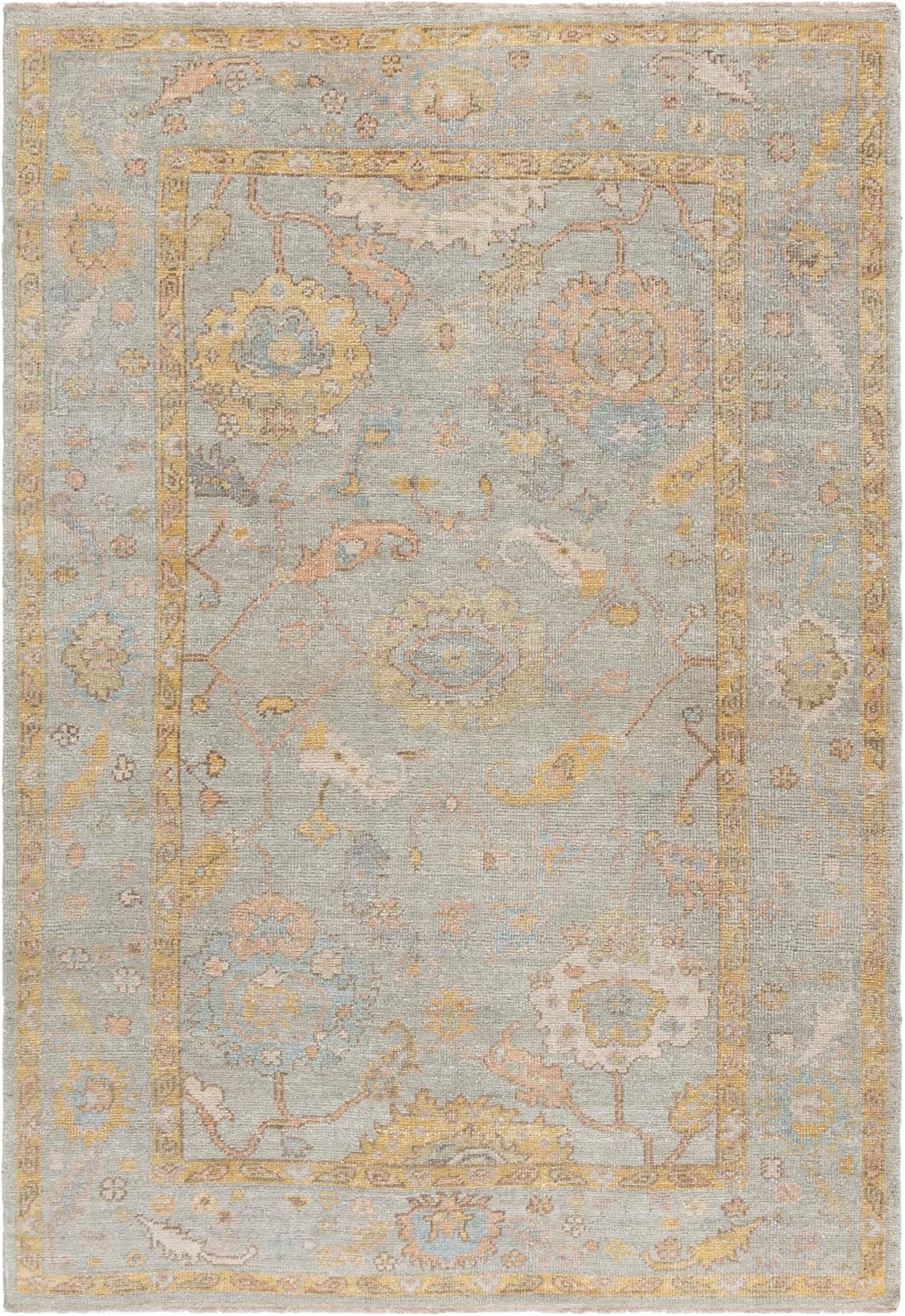 SAFAVIEH Izmir Collection - Alfombra de área de 6 x 9 pies, azul cl...