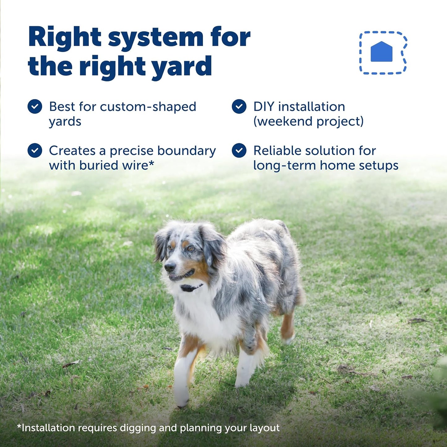 PetSafe YardMax - Cerca recargable en tierra para perros y gatos -...