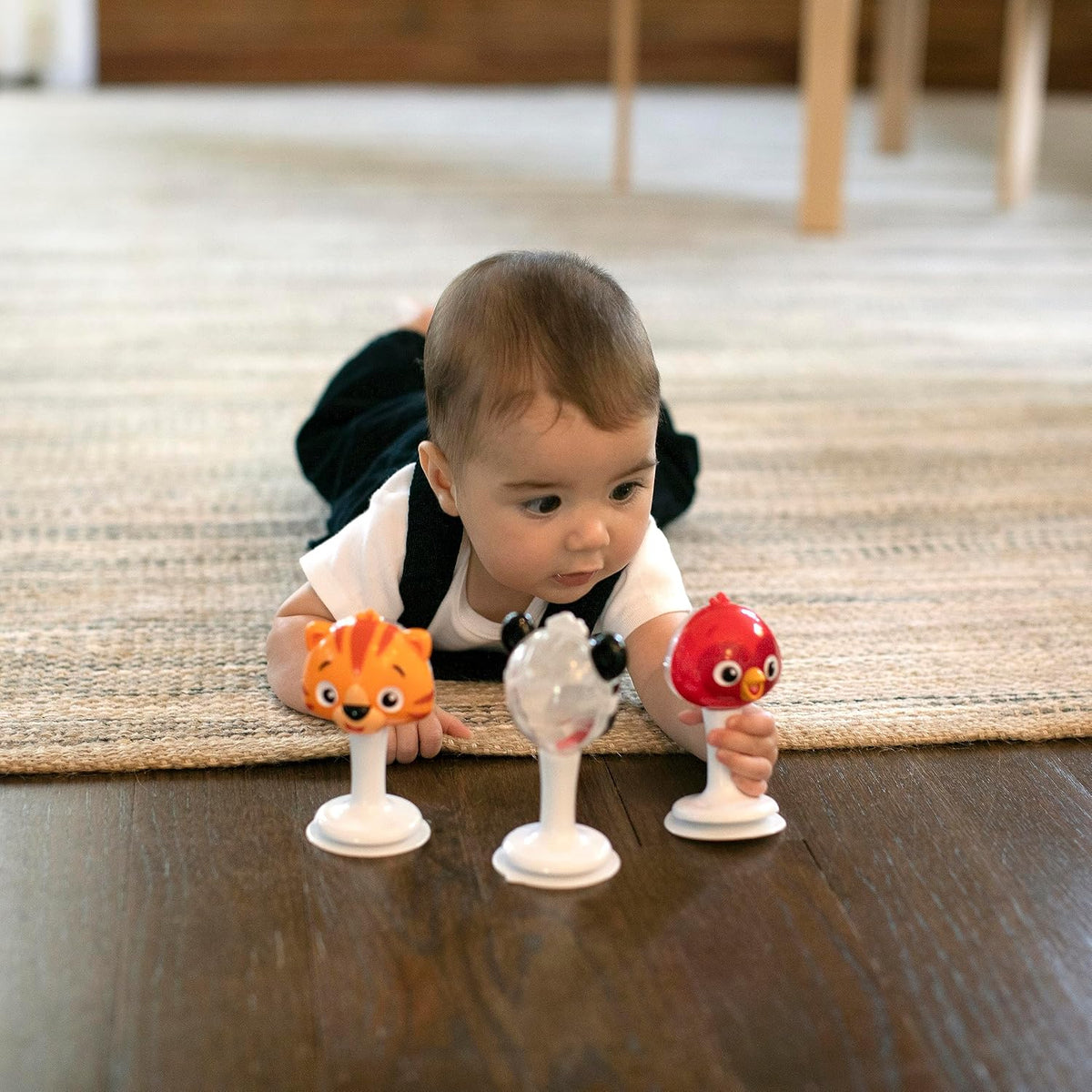 Baby Einstein Rattle &amp; Jingle Trio - Juego de sonajeros musical...