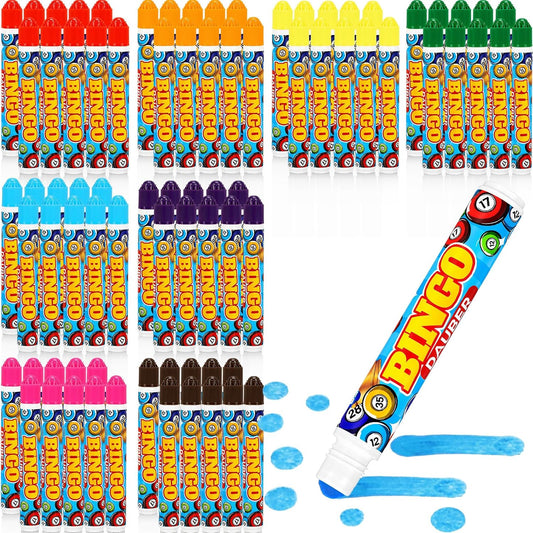 Crtiin Juego de 80 marcadores de puntos de Bingo Daubers de 0.4 onz...