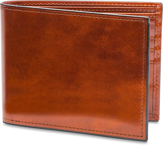 Bosca Cartera de cuero para hombre, billetera plegable de Italia an...