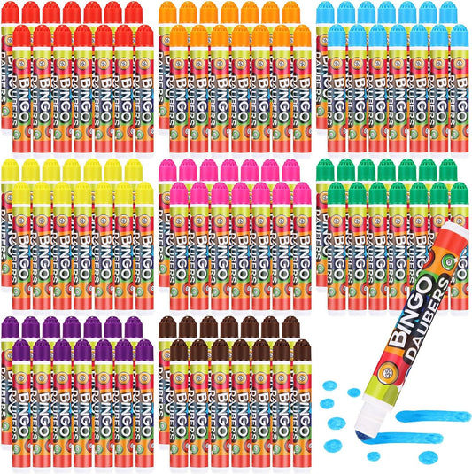 Crtiin Juego de 120 marcadores de puntos de Bingo Daubers de 0.4 on...