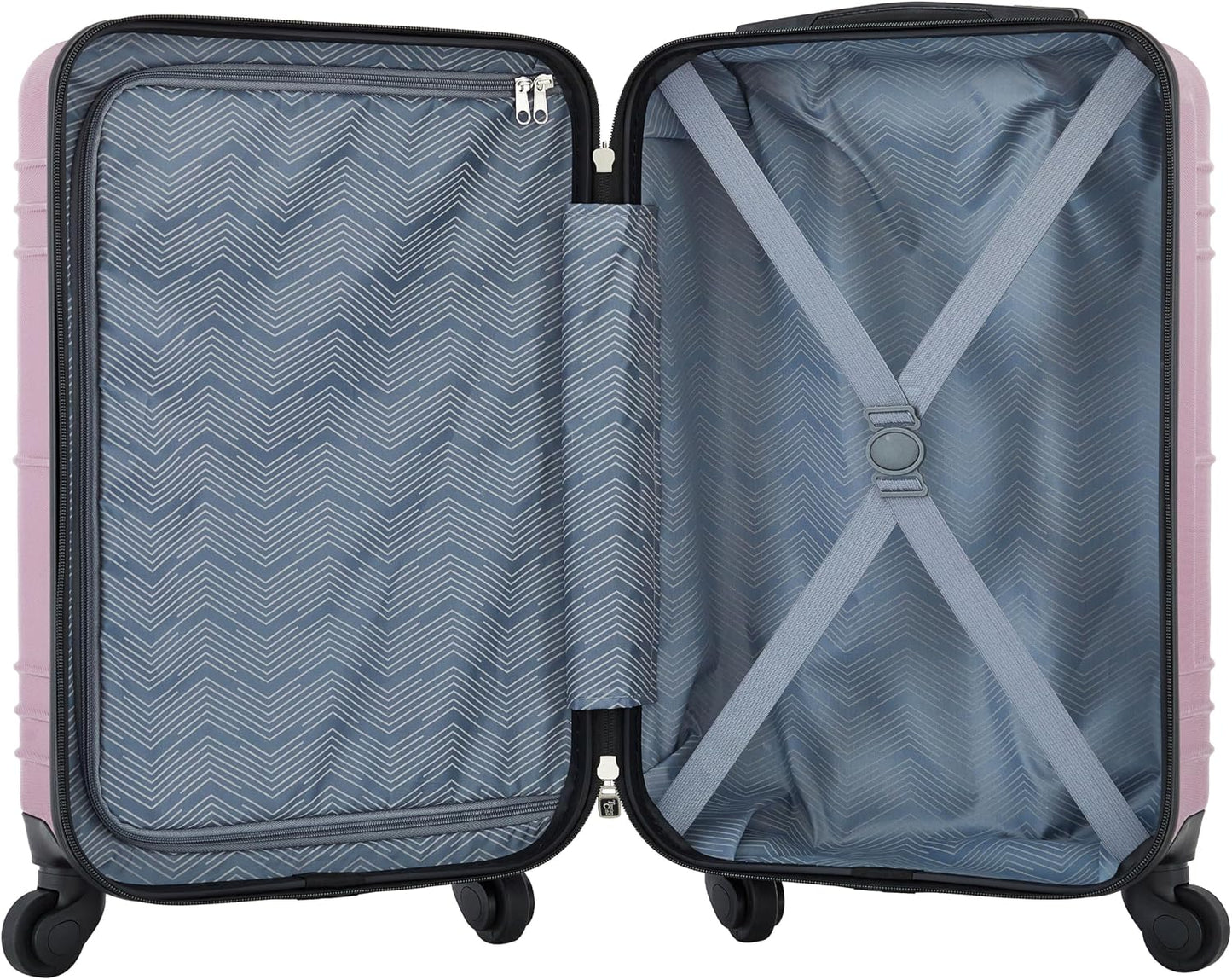 Travelers Club Equipaje de mano Richmond Spinner de 22", Damson, Eq...