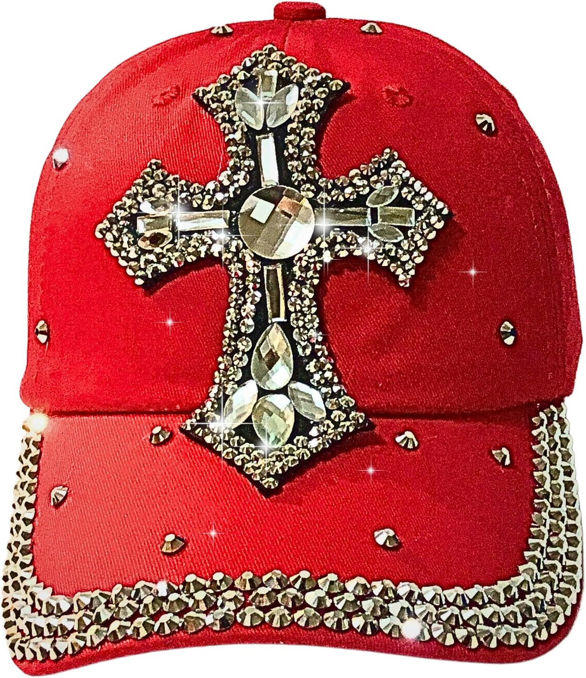 Popfizzy Bedazzled - Sombrero de cruz para mujer, sombrero de diama...
