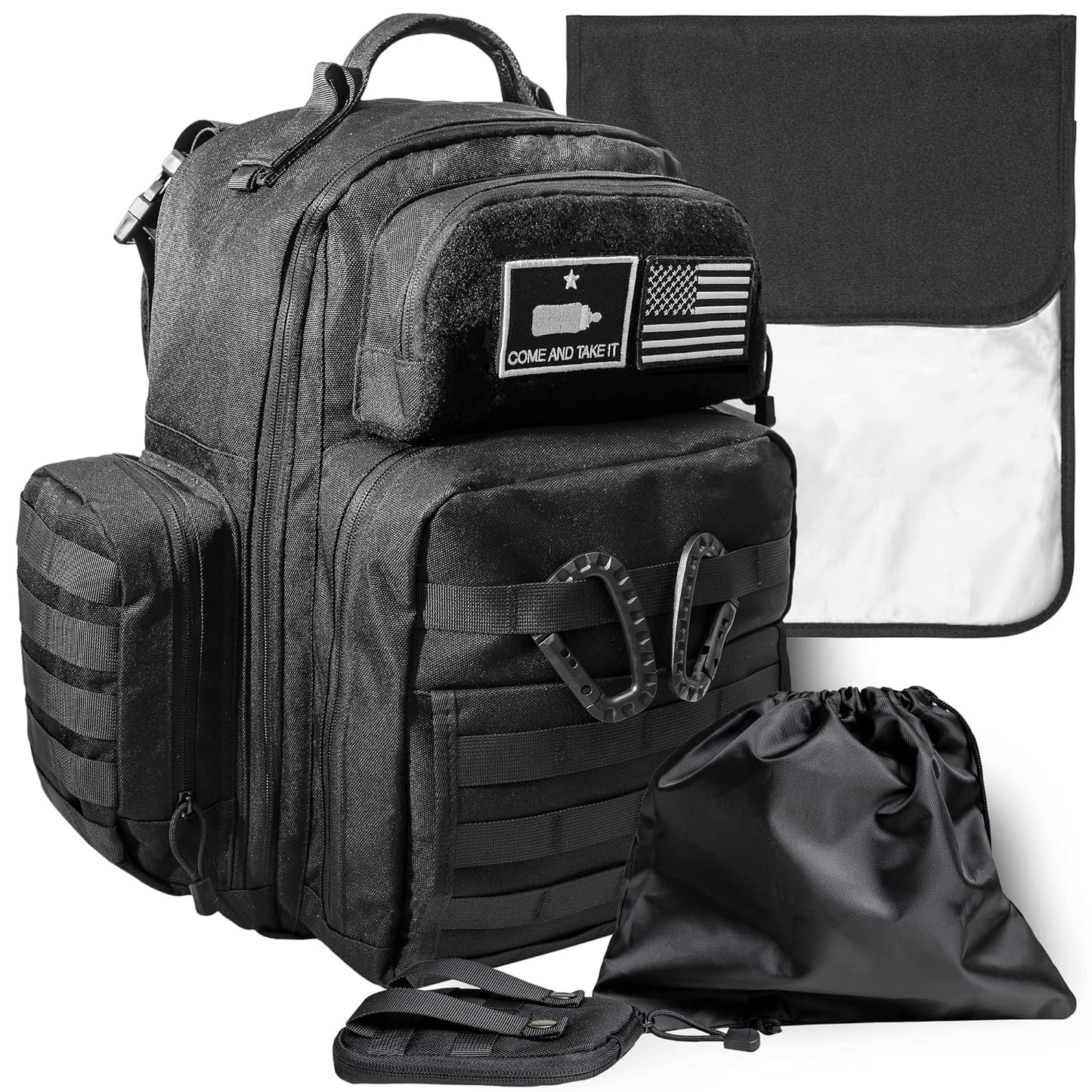 Bolsa de pañales para papá, mochila militar estilo Molle, hecha de...