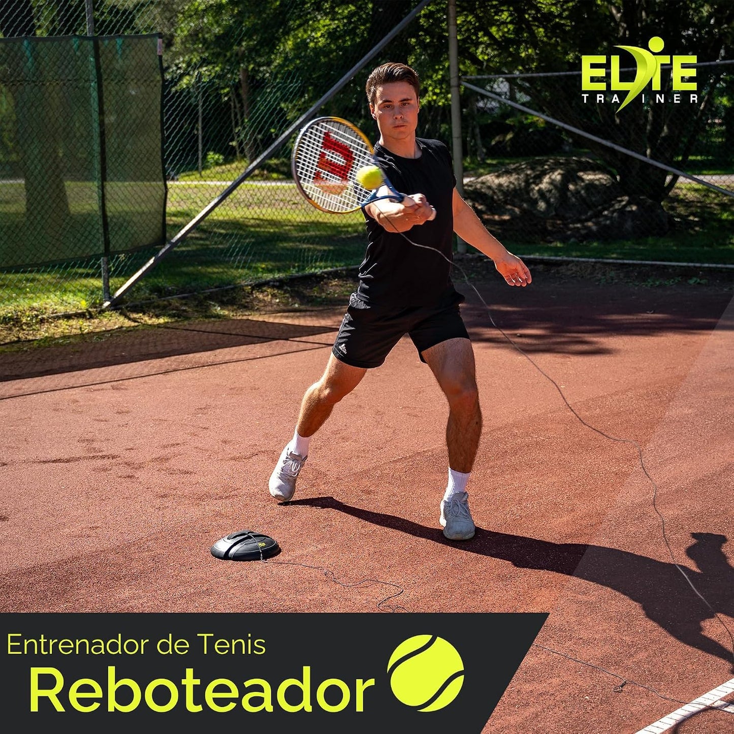 Elite Trainer Juego de pelotas de rebote de tenis | Base de potenci...