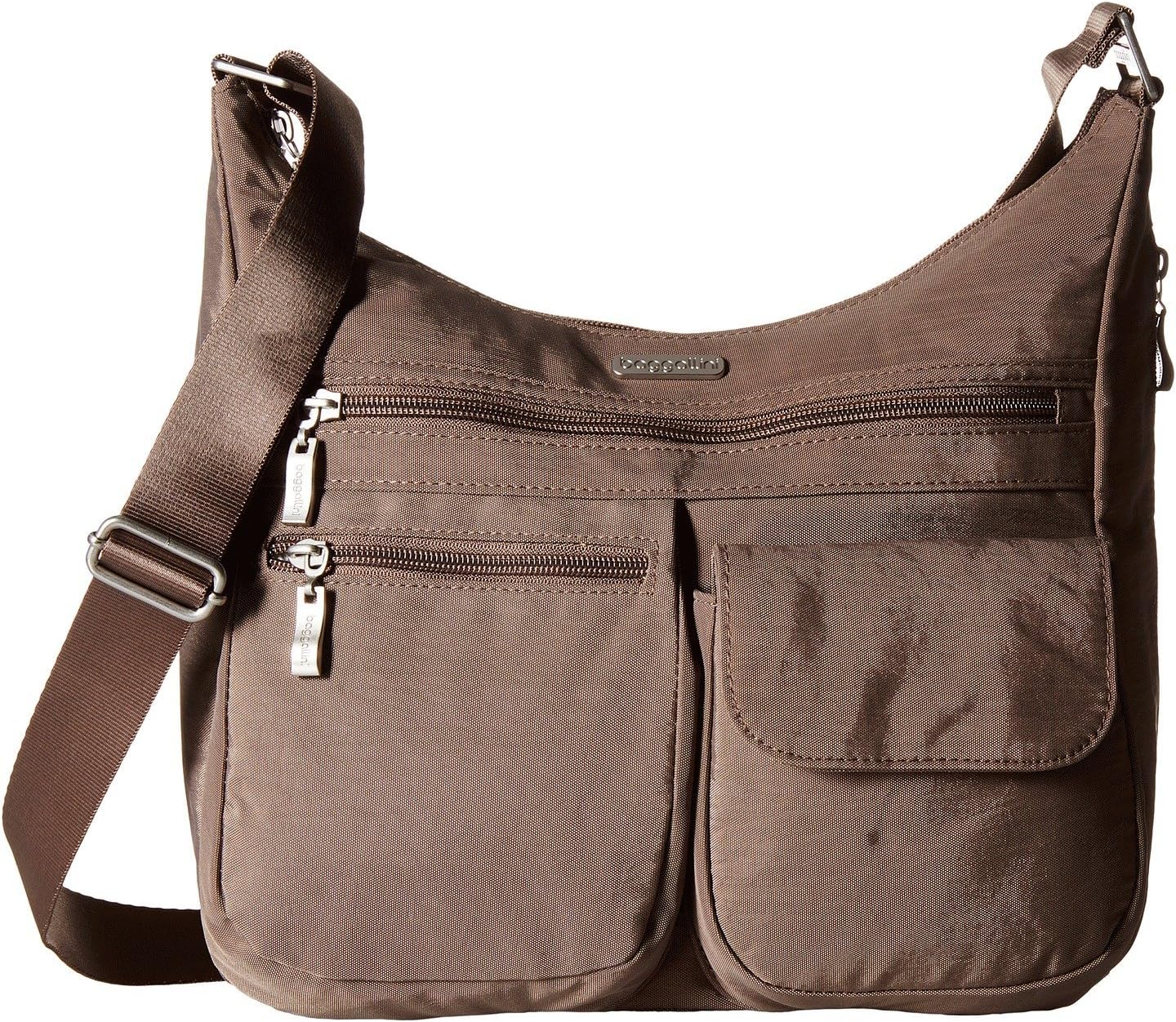 Baggallini Everywhere Bagg - Bolso cruzado para mujer, 11 x 9, lige...