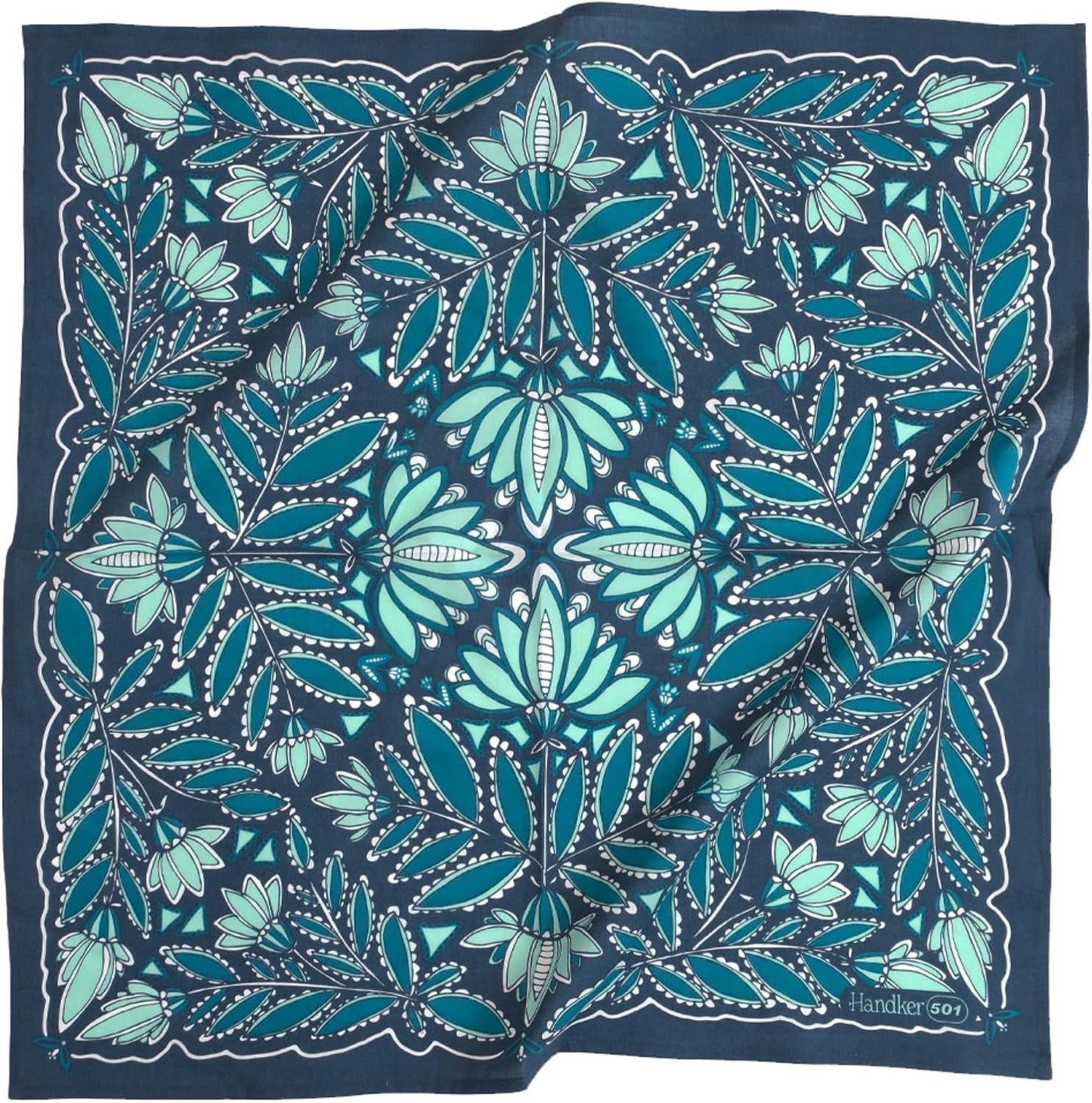 Handker Bandana de algodón prémium de 22 x 22 pulgadas para mujeres...