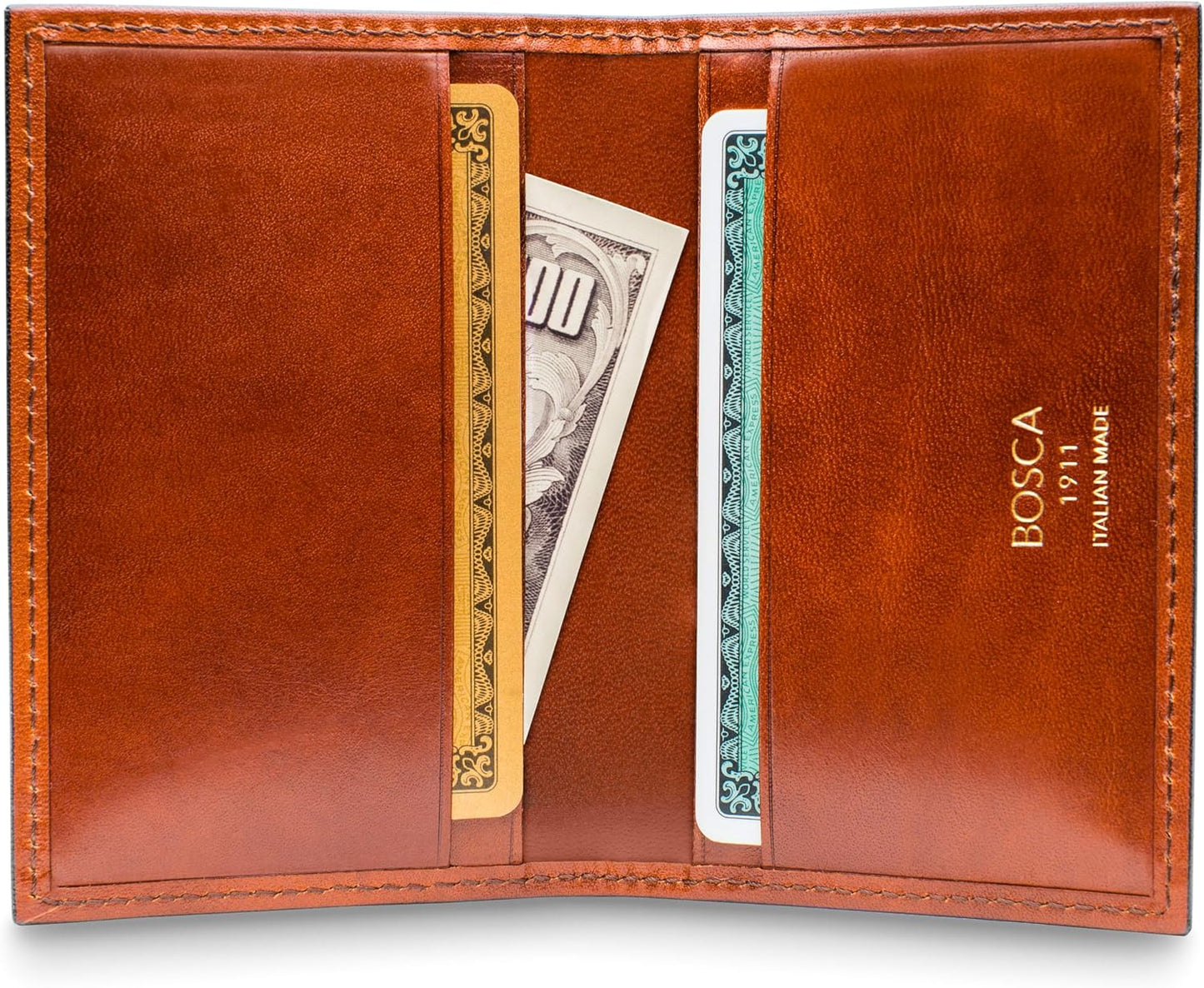 Bosca Italia Old - Funda de piel para tarjetas de llamadas, cartera...