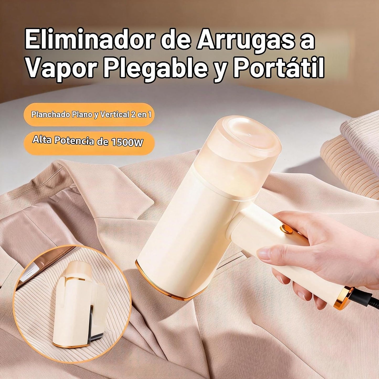 Toplepor Vaporizador portátil para ropa de viaje, calentamiento ráp...