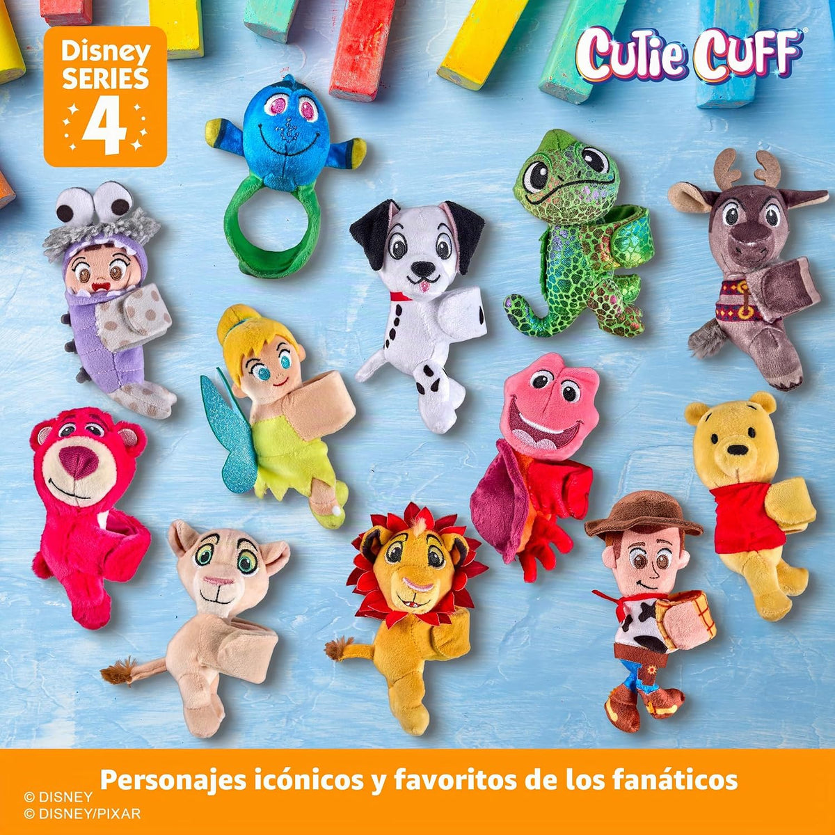 Disney Cutie Cuff - Pulsera de peluche misteriosa - Favoritos Serie 4