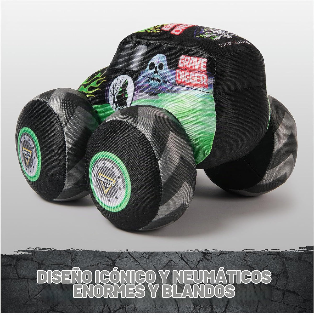 Monster Jam - Camión monstruo oficial de Grave Digger con sonido, j...