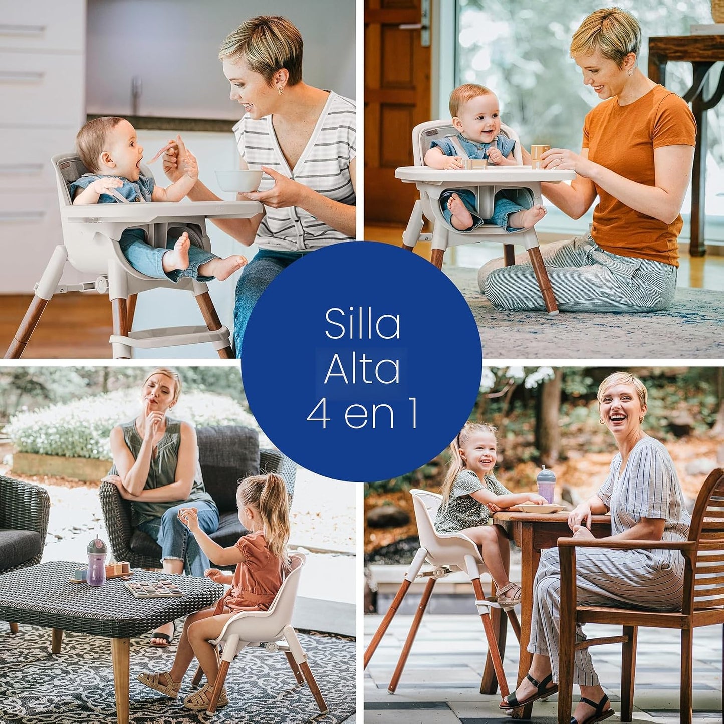 Chicco Zest LE - Silla alta plegable 4 en 1 para bebés y niños pequ...