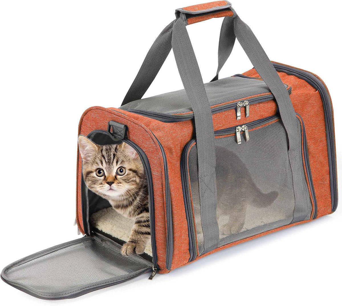 Mr. Pen Transportador de mascotas - Laterales suaves para gatos y p...