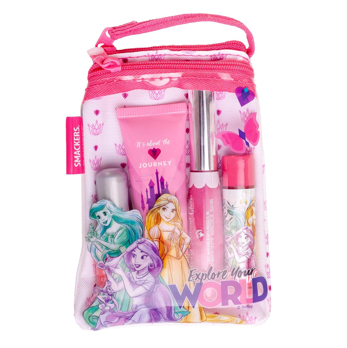Lip Smacker Princess Glam Bag - Juego de maquillaje, bálsamo labial...