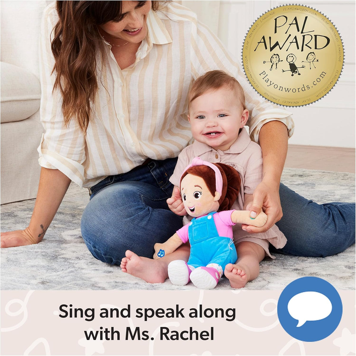 Ms. Rachel Muñeca Oficial que Habla y Canta, Muñeca Interactiva de...