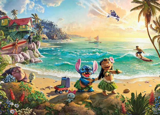 Ceaco Lilo and Stitch - Rompecabezas de 1000 piezas | Thomas Kinkad...