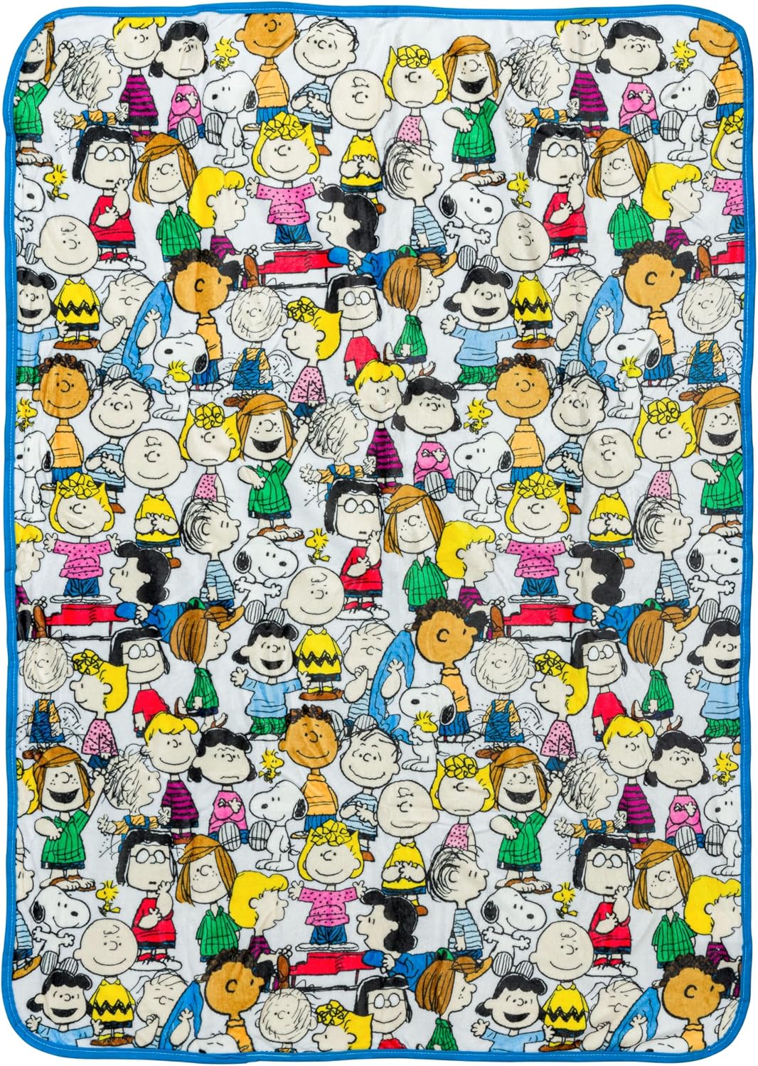 Silver Buffalo Peanuts With Snoopy, Charlie Brown, Lucy, Linus, Sal...