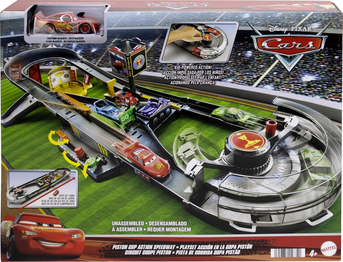 Mattel Disney y Pixar Cars Set de Pista, Pista de Carreras de Acció...