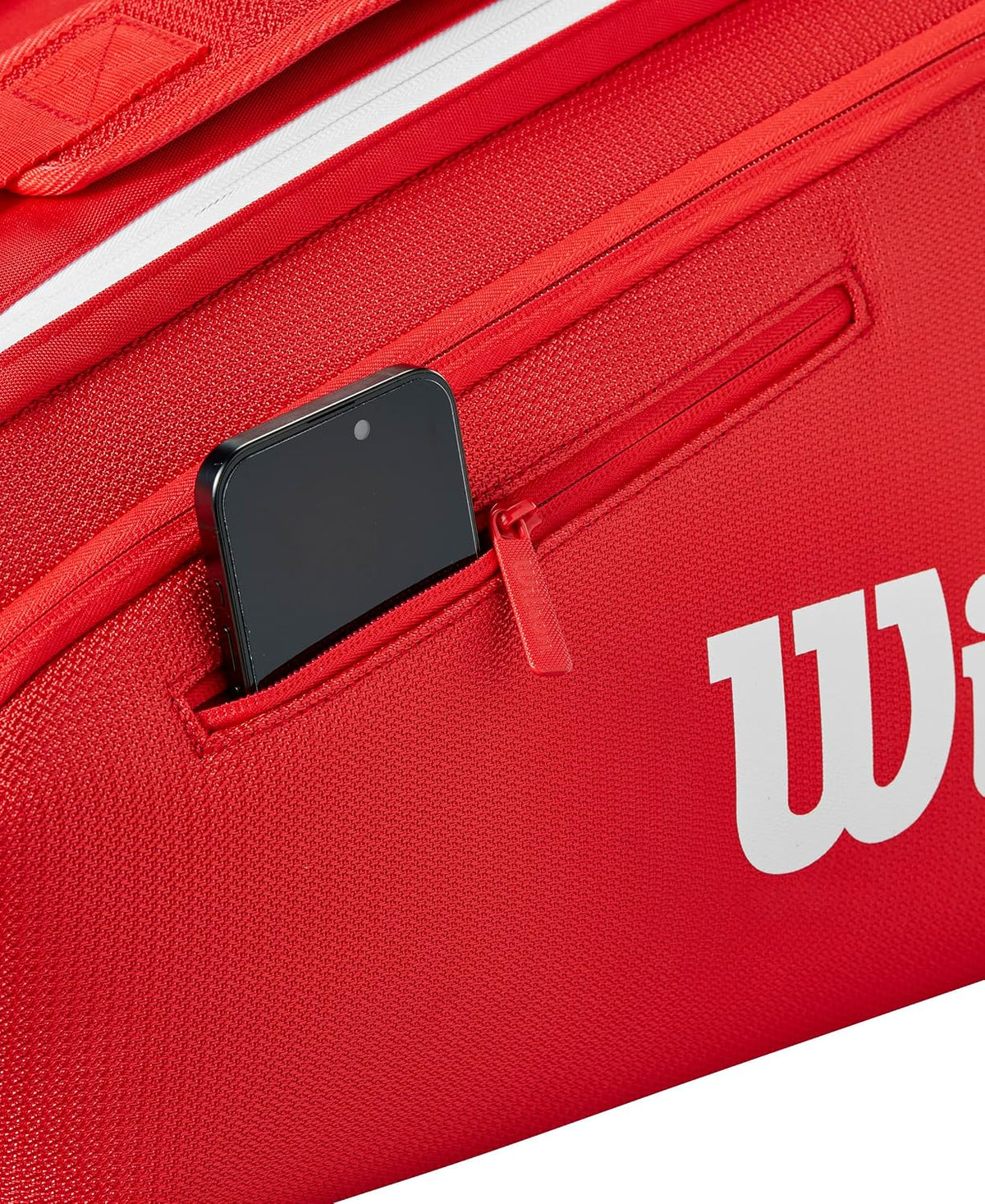 Wilson 2025 Super Tour - Bolsas para raquetas de tenis rojas - Rojo...
