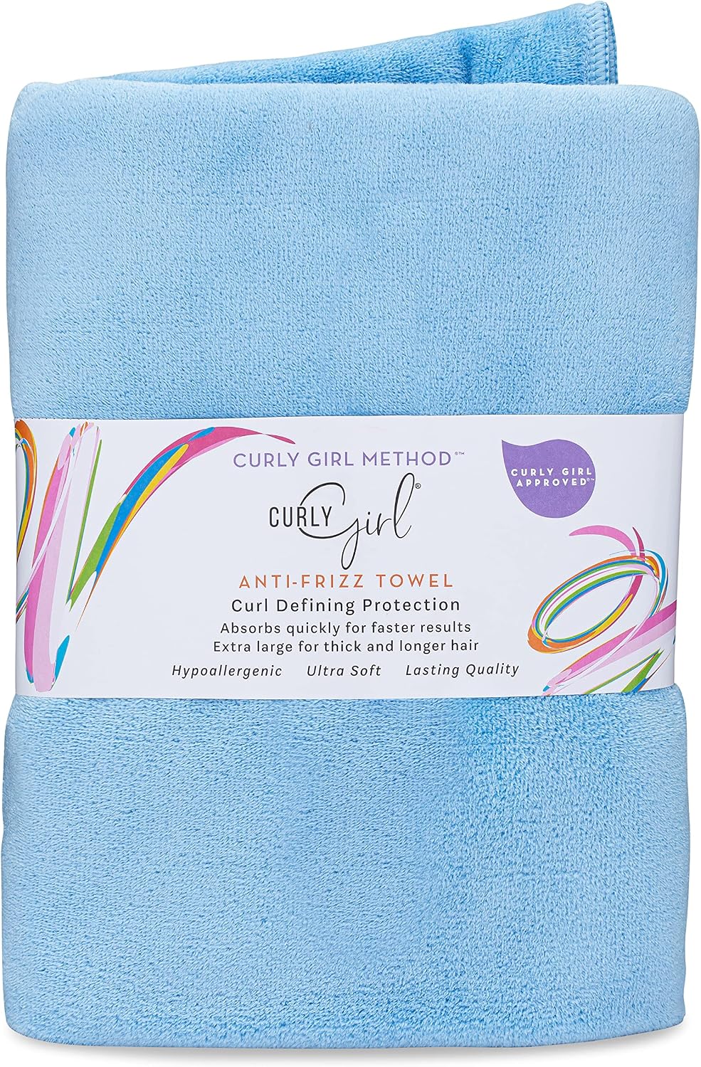 Toalla Curly Girl para Mujeres con Rulos, Anti-Encrespamiento, Abso...