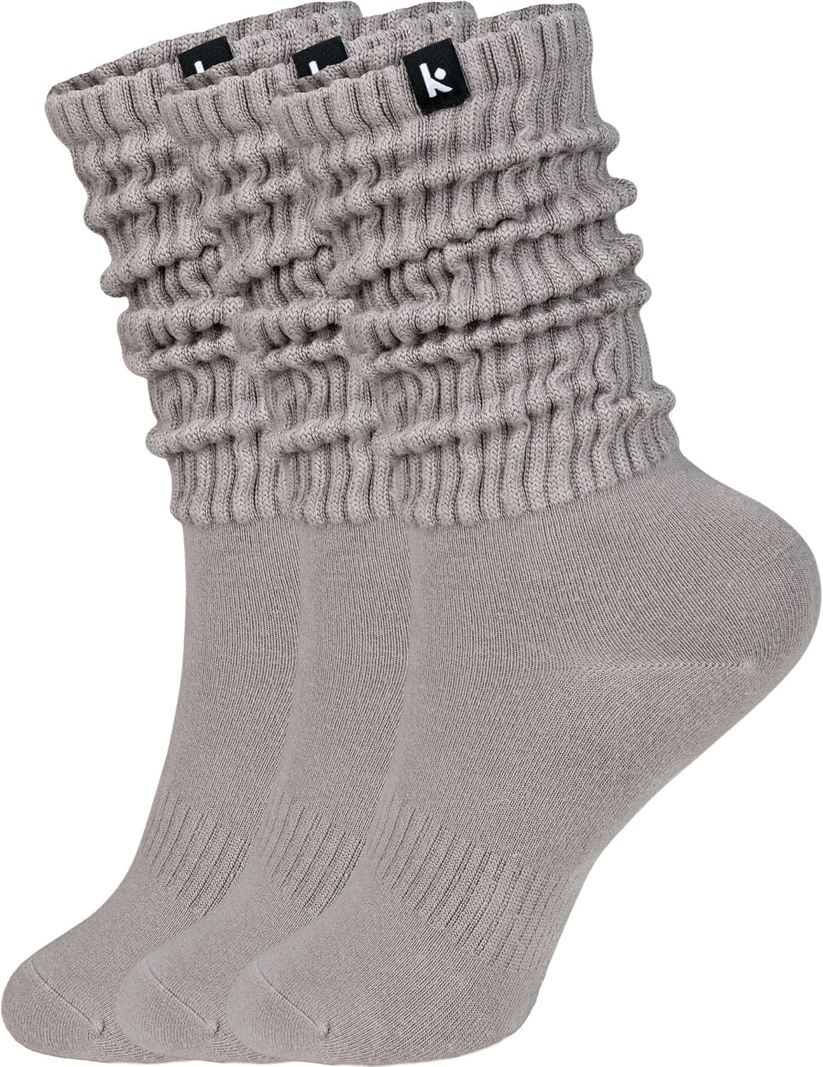 Kamo Fitness Calcetines de bota para mujer, largos y acogedores, 3...