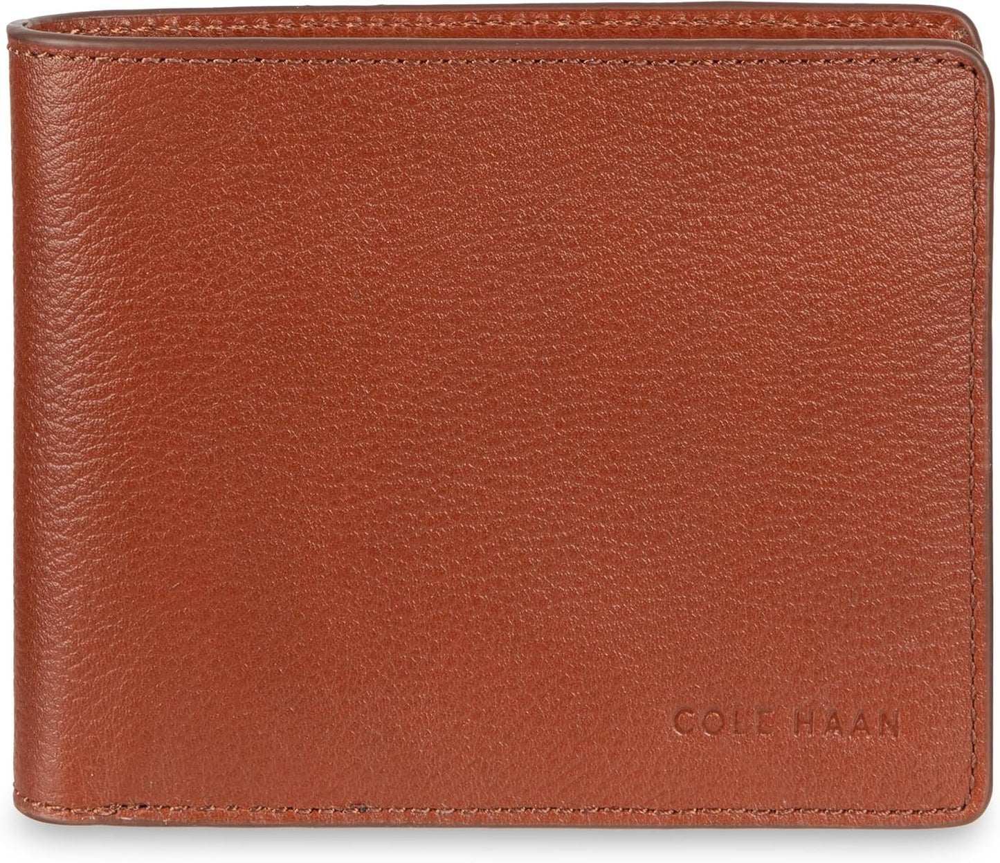 Cartera de cuero RFID para hombre de Cole Haan, plegable diaria