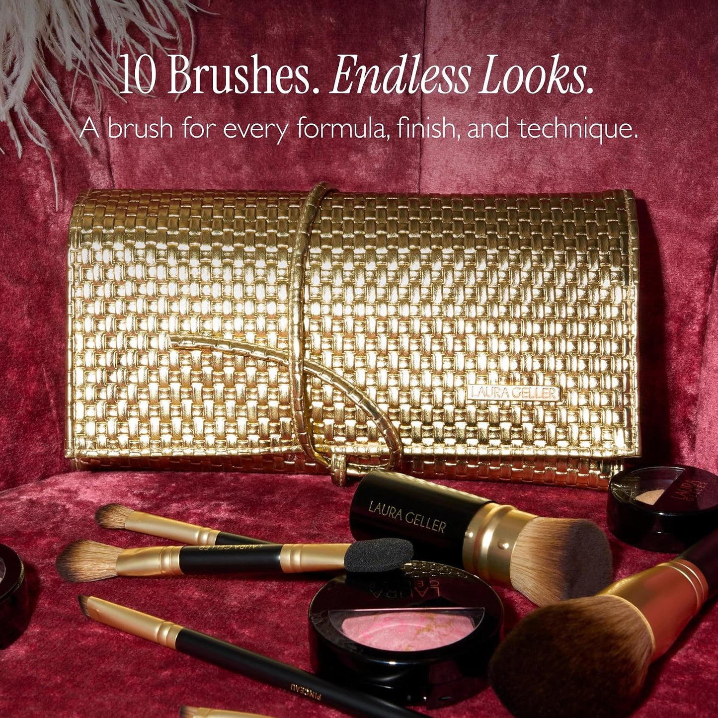 LAURA GELLER NEW YORK The Brush Vault - Colección de brochas de maq...