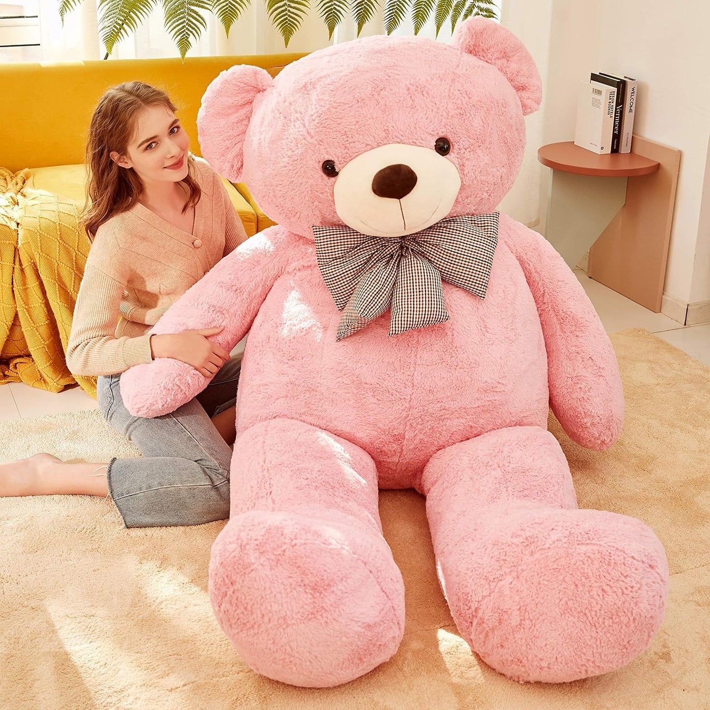 IKASA - Oso de peluche gigante, animales de juguete (Rosa, 70 pulga...