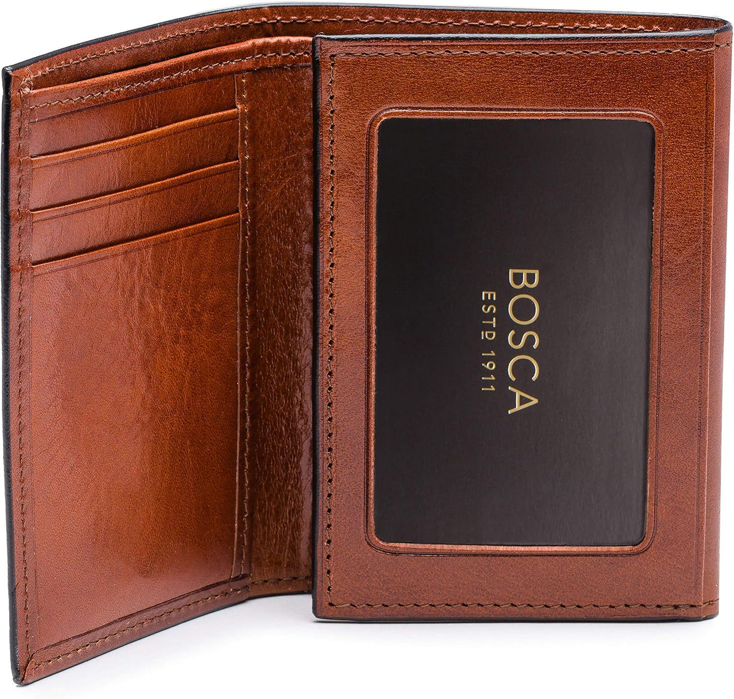 Bosca Doble I.D. Trifold para hombre
