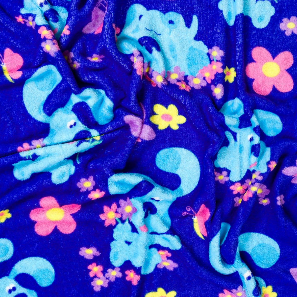 Silver Buffalo Blue's Clues Flowers, manta de forro polar, 45 x...