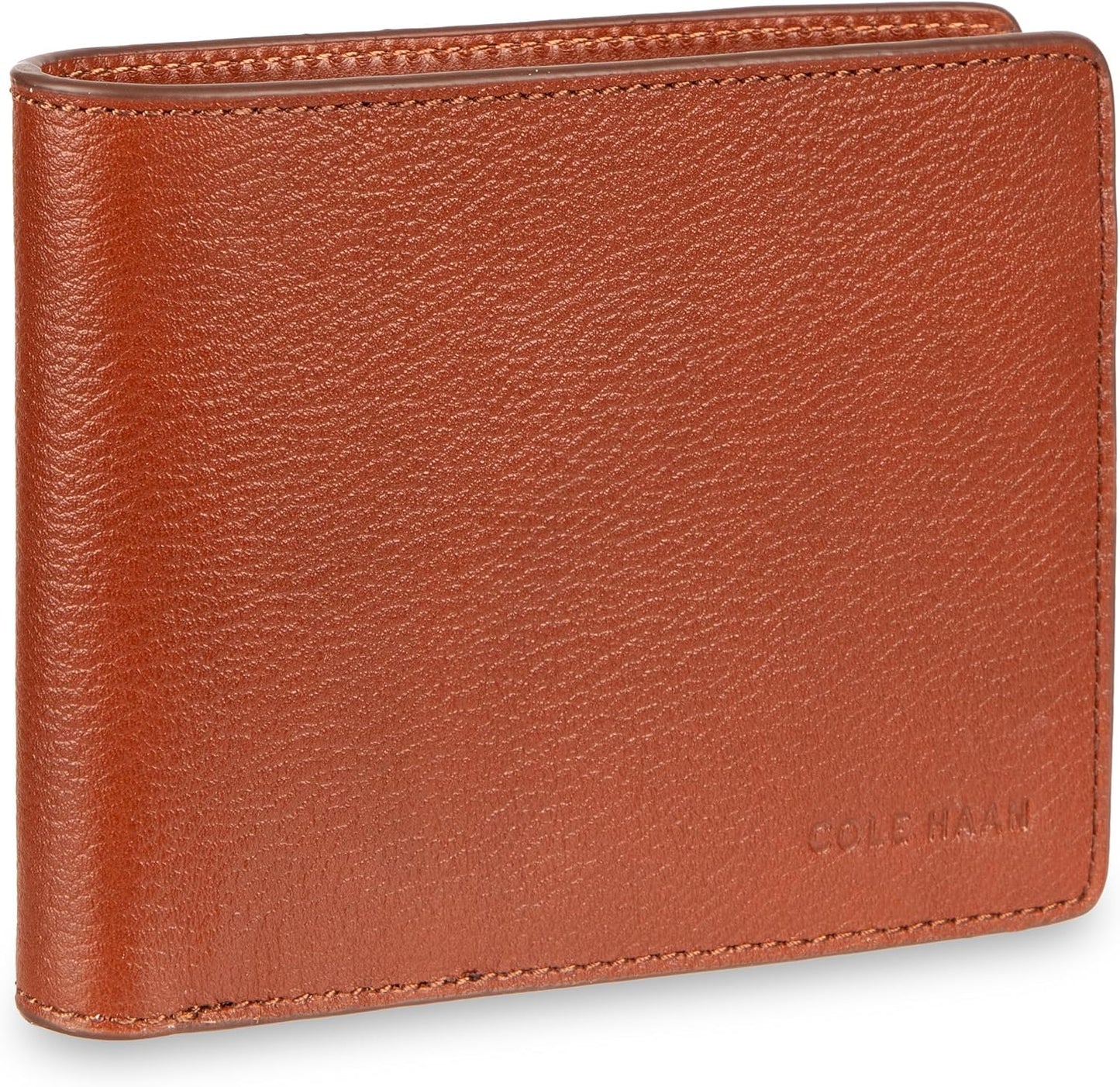 Cartera de cuero RFID para hombre de Cole Haan, plegable diaria
